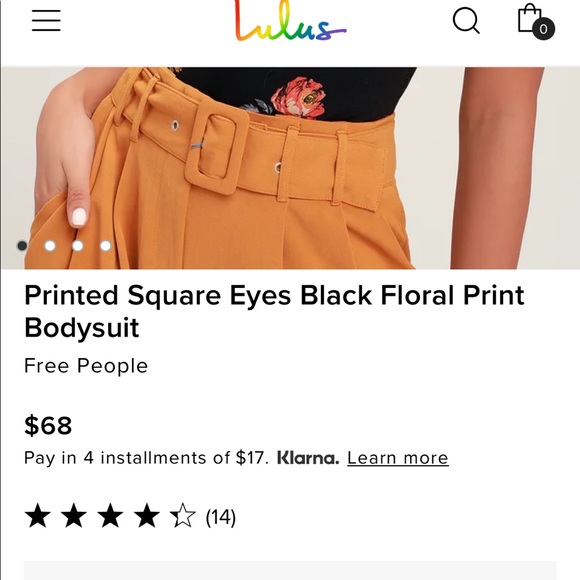 Free People Square Neck Bodysuit XS - Picture 8 of 9